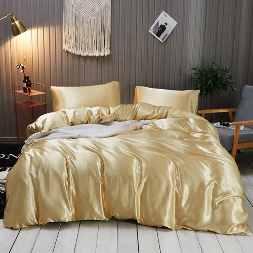 Satin silk duvet cover - silk,