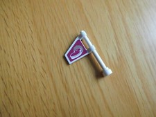 Lego 44676 Flag 2 x 2 Trapezoid White with Ribeye Steak & Chopstick Stickers