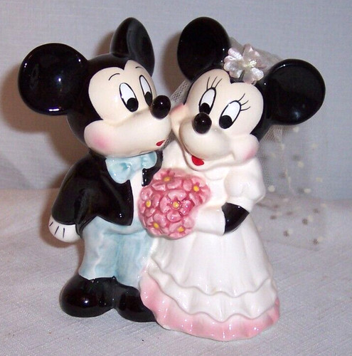 Vtg mickey minnie mouse - 5",