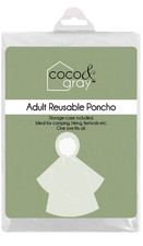 Adults Re- Usable Rain Poncho