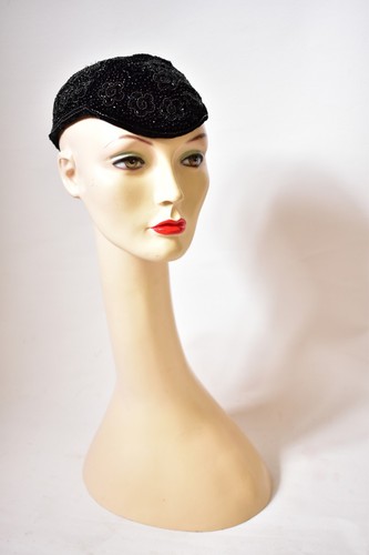 1920s skull cap - 1920s, velvet