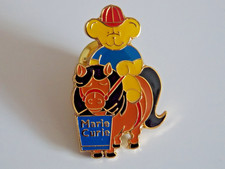 Marie Curie pin badge horse
