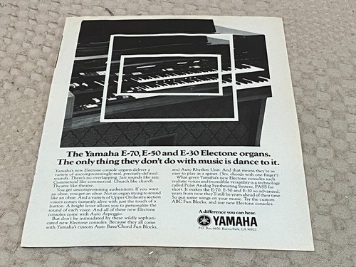 Keyboard organ advert 11x8 - keyboard,