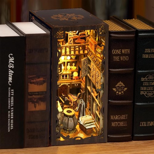 Diy wooden book nook kit - nook,