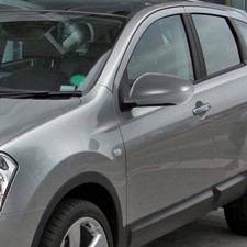 For Nissan Qashqai 2007 08-2014 Grey Left Side Door Wing Mirror Cover Cap Casing