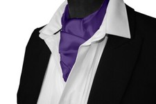 SATIN Neck Tie Cravat Ascot -