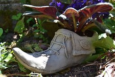 Pixie Boot Planter Stone