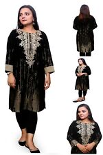 Women Kurti Tunic Kurta Black