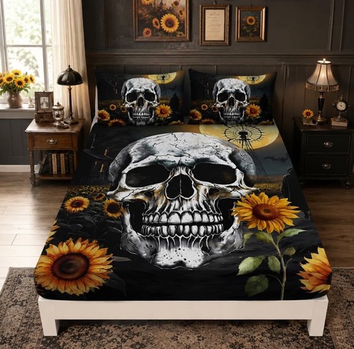 Skull moon full - &, size