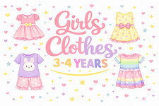 GIRLS CLOTHES CLOTHING - 3-4