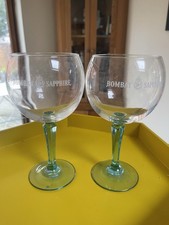 Pair of Bombay Sapphire Gin Glasses