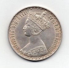 1858 Florin Victoria 'Gothic'