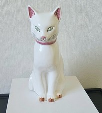 Vintage Large White Sitting