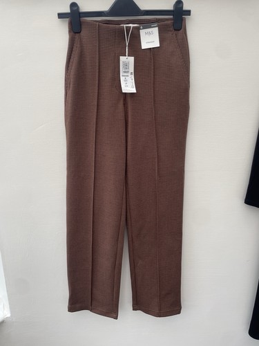 Ladies brown houndstooth