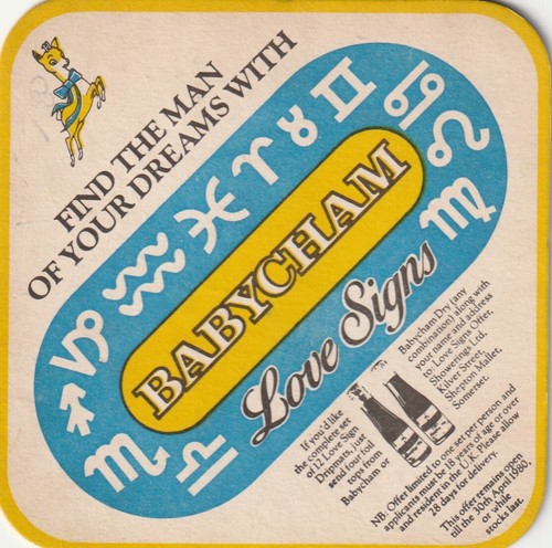Beer mat babycham - babycham,
