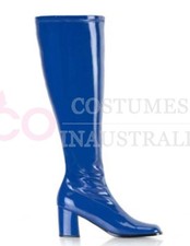 Womens Go Go Knee High White