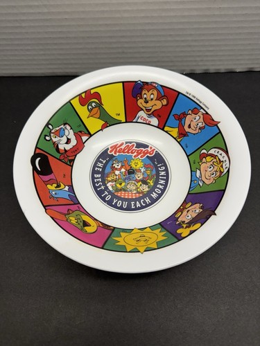 Kellogs plastic cereal bowl - plastic,