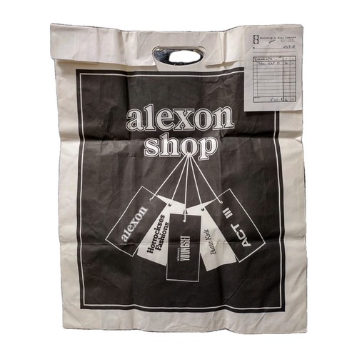 Vintage alexon shop paper - vintage,