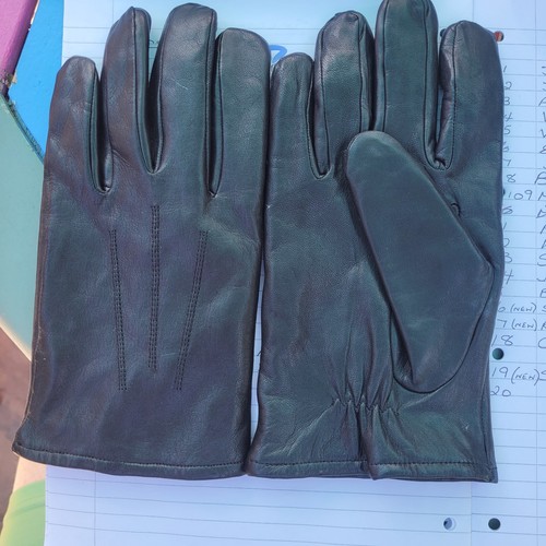 Ladies black real leather - m&s,