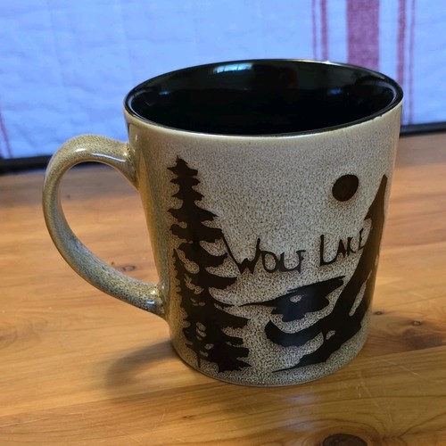 Wolf lake beige black ceramic - lake,