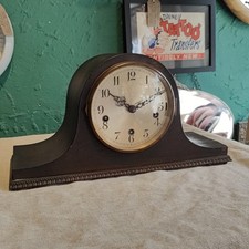 Antique *Working Westminster Chime Napoleon Hat Mantle Clock 1920s UNO German