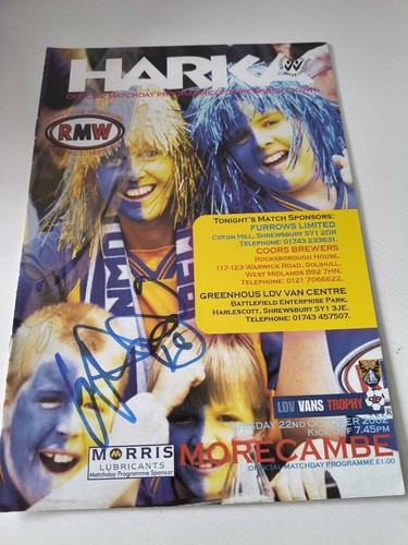 Shrewsbury town morecambe - v,