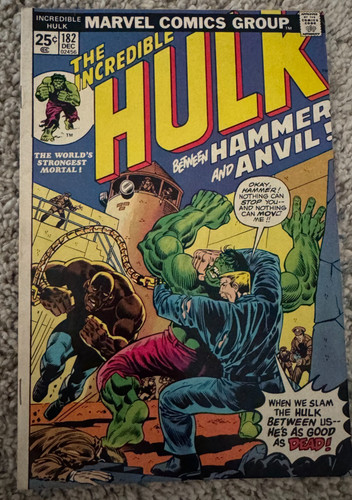 Incredible hulk 182 marvel - incredible, #182