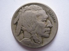 United States 1918 Buffalo Nickel 5 Cents F