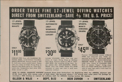 1965 ollech wajs sportman s - &,
