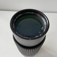 Sirius MC Auto Zoom 1:39 f=80-200mm Camera Len Made In Korea