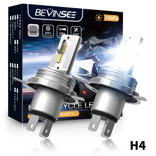 Led headlight bulbs - h4,