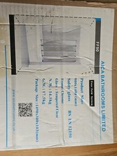 AICA Bathroom Four Fold Glass Screen