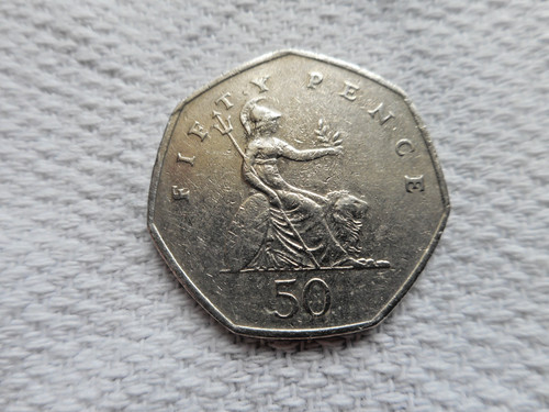 1997 britannia 50p coin - 50p.,