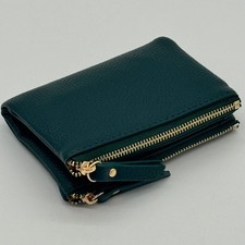 Purse Faux Leather Folded Twin