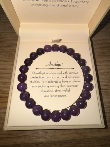 Lucy amethyst bracelet - k,