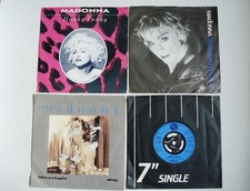 Madonna 4x7'' Vinyl Records Job Lot Like A Virgin Dress You Up Papa Hanky Panky