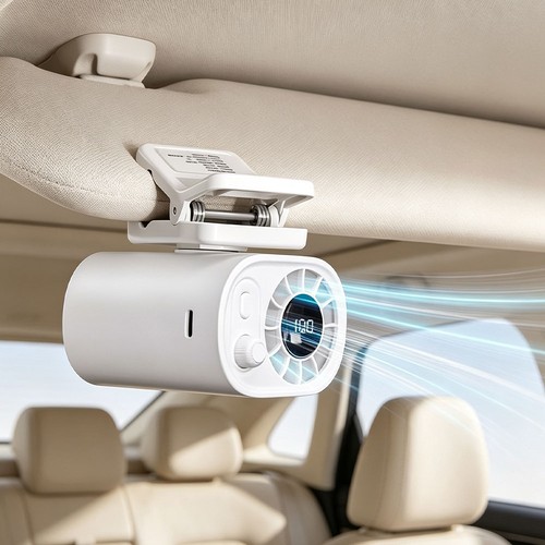 Portable car clip - car, cooling