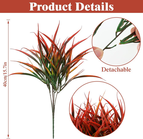Artificial grass plants 8pcs - plants,