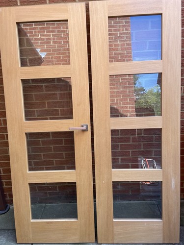 Solid wooden double internal - solid,