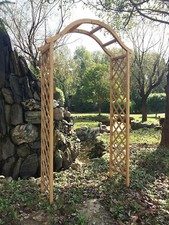 Trellis Arch Wooden Garden