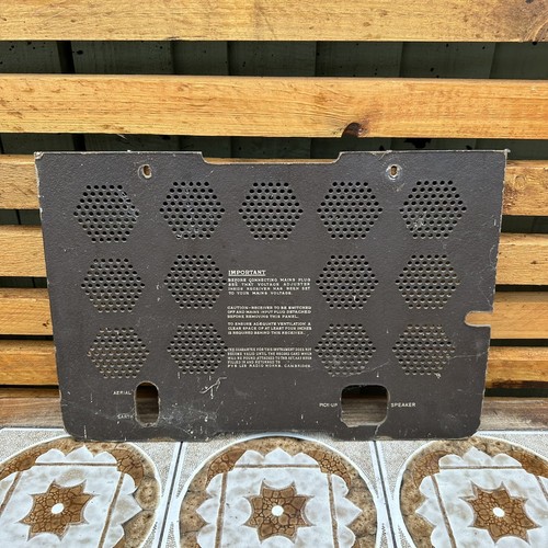 Vintage pye radio - vintage, plate