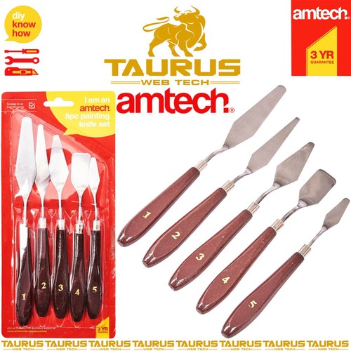 Amtech painting knife set - 5x,