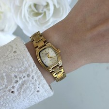 Gold plated white vintage