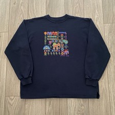 THE SWEATER SHOP Jumper Medium Vintage 90’s Oversized Navy Blue Men’s VGC