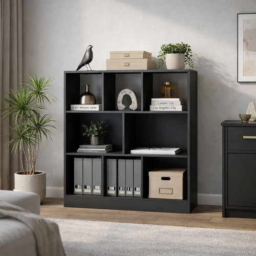 Cube bookcase tall 95cm - bookcase,