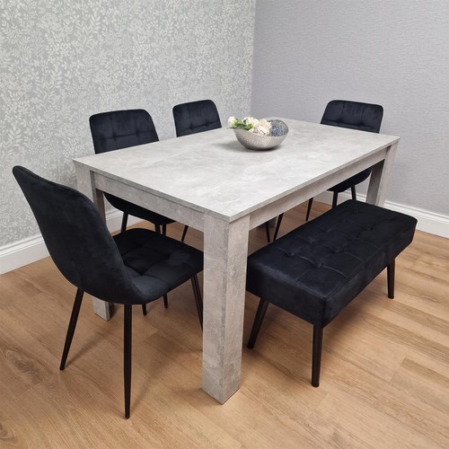 Modern grey dining - dining, with
