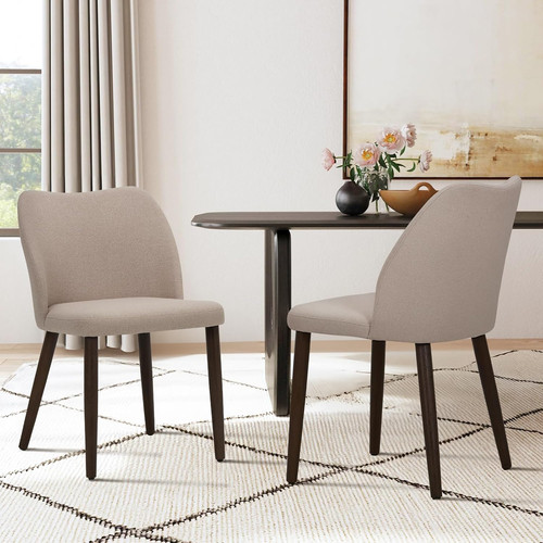 Upholstered dining chairs set - upholstered,
