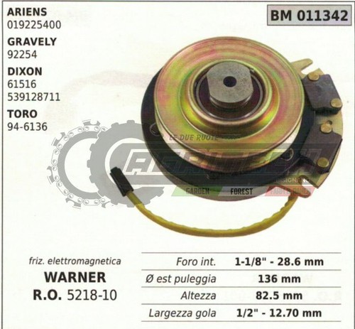Warner electromagnetic clutch - warner,