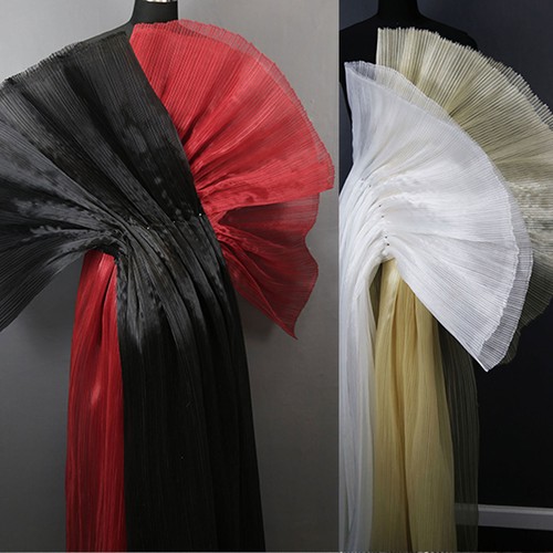 Stiff pleated mesh - pleated,