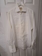 Hackett Dinner Tuxedo Shirt UK 17 White Marcella Black Tie Evening London